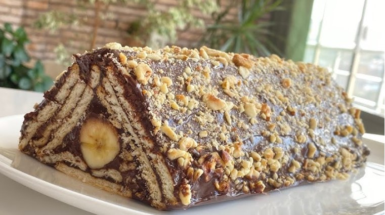 Najljepše izdanje kolača sa keksom: Banana piramida kolač